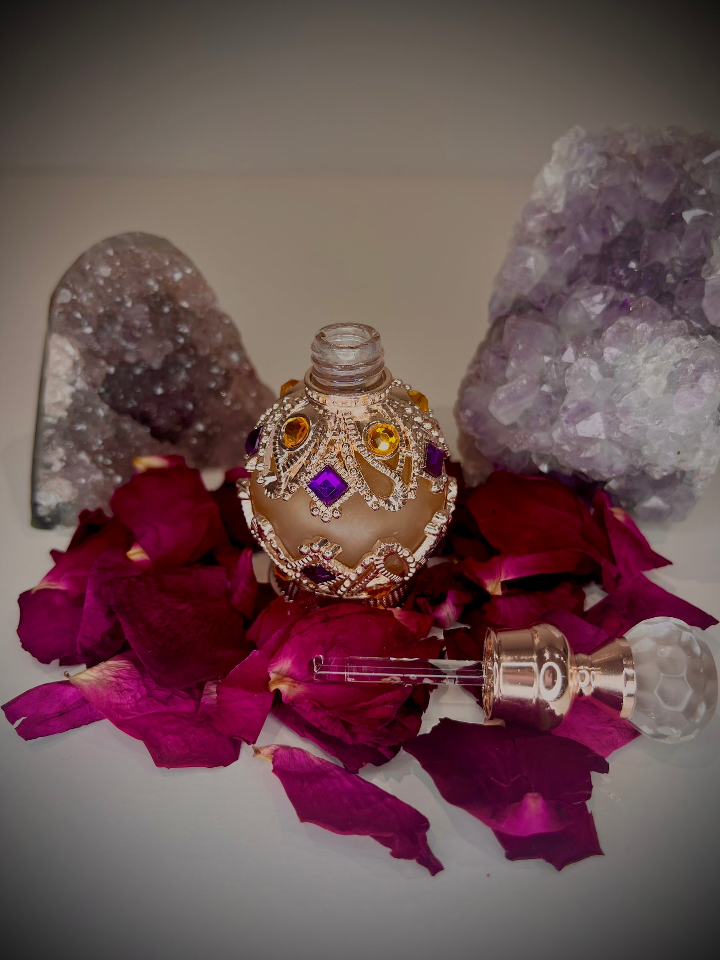 Manifestation Spell Oils – Rose Amour, Witch’s Ward, Fortune Flow, Lucky Light or Full Set | Dropper or Apothecary Bottle