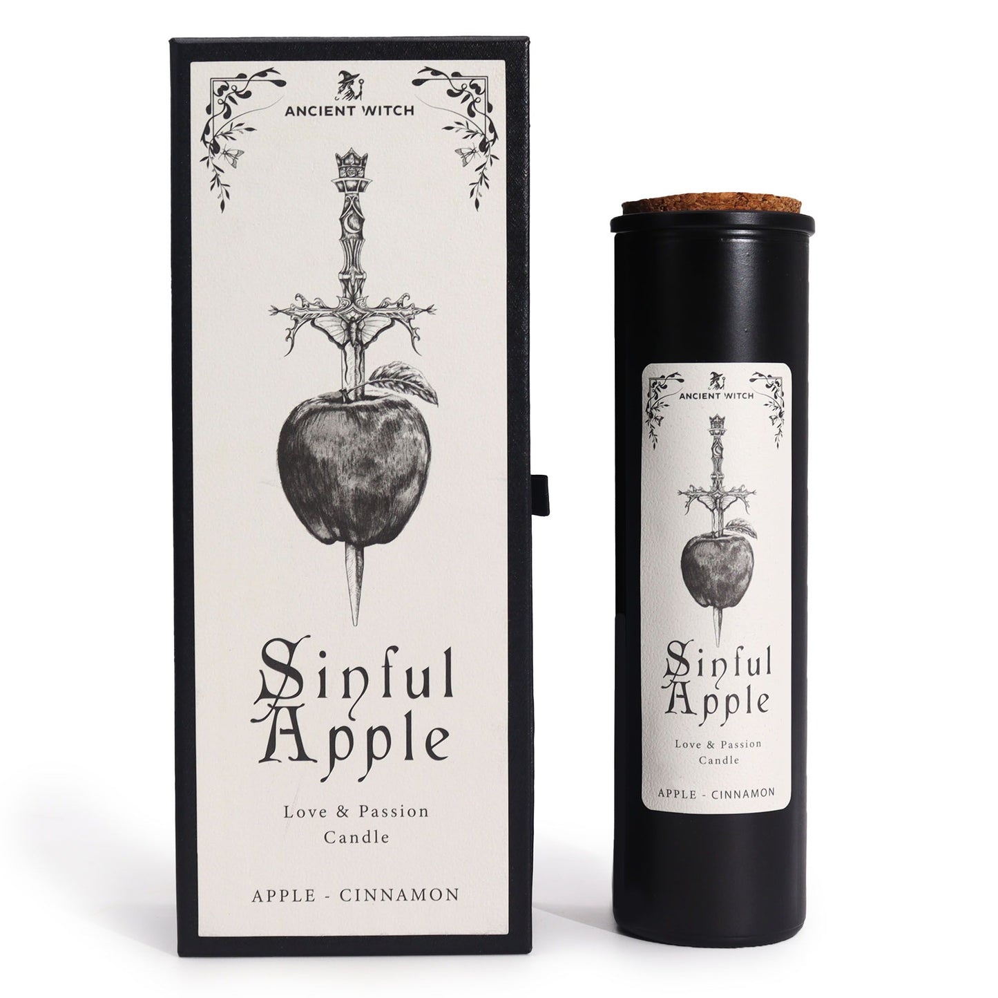 Ancient Witch Ritual Candles - Sinful Apple - Love and Attraction