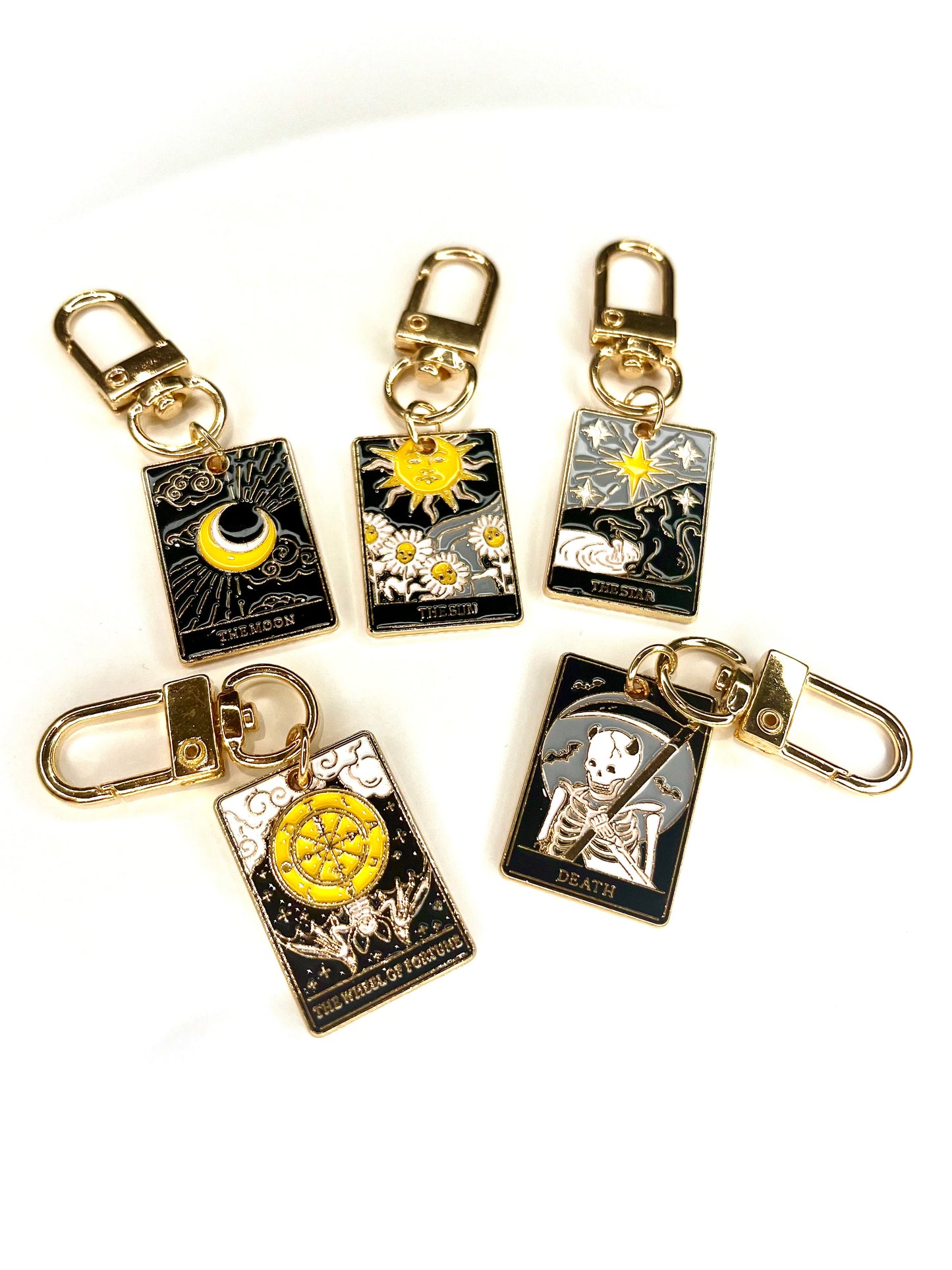 Mini Tarot Card Keyrings