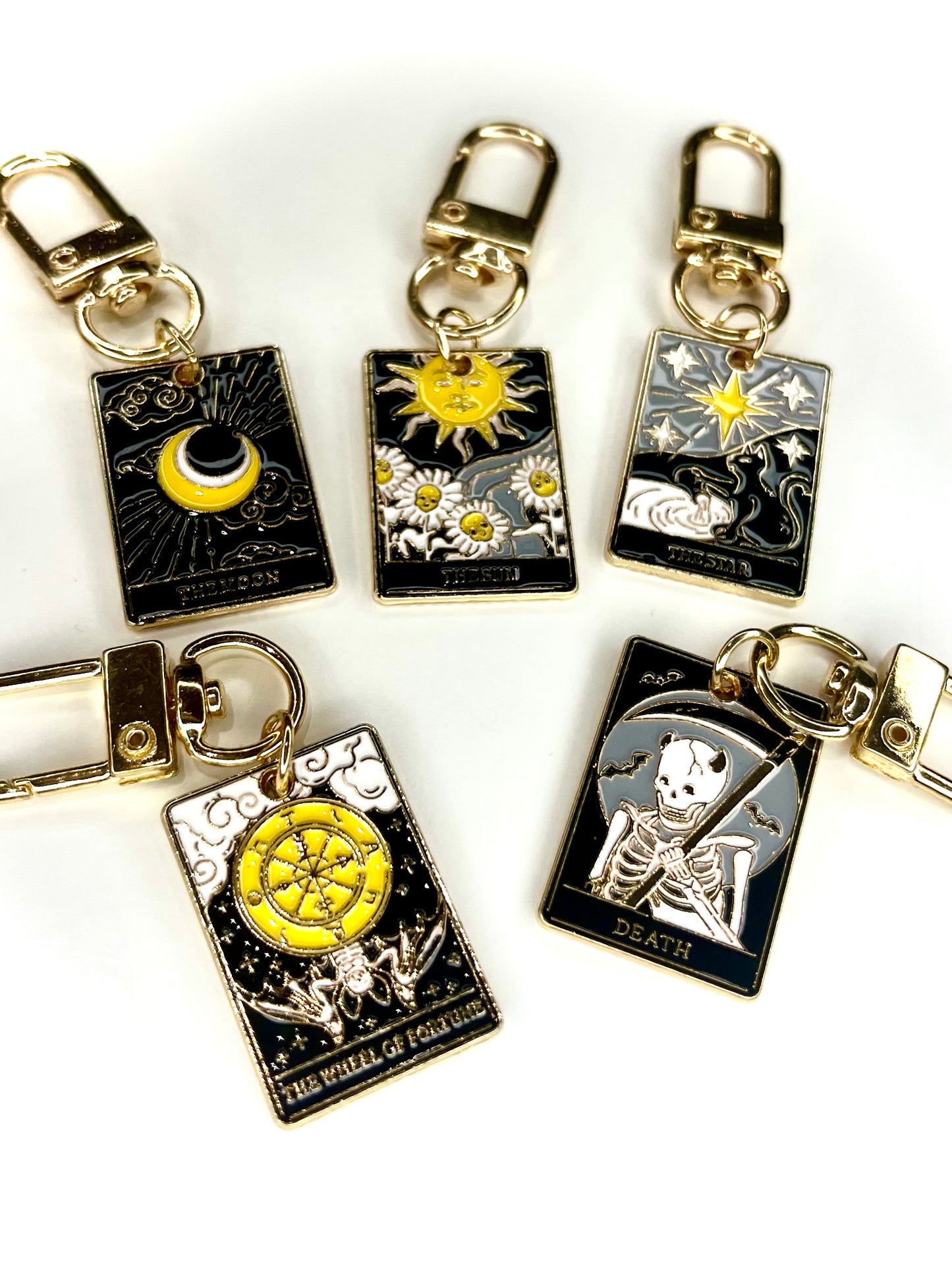 Mini Tarot Card Keyrings