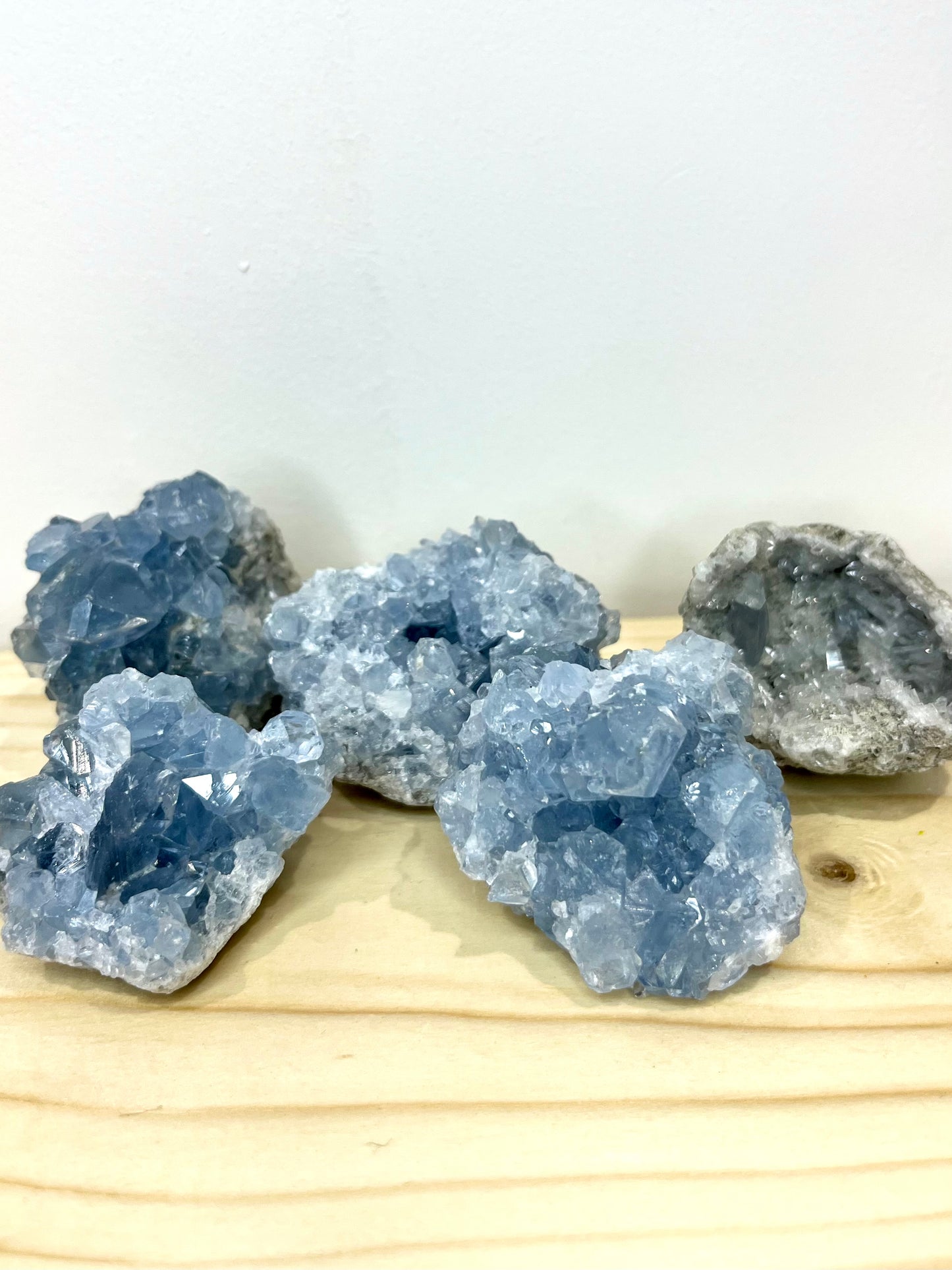Celestite Clusters – Tranquil Blue Crystal for Peace, Calm & Higher Clarity | Manifest Magic UK