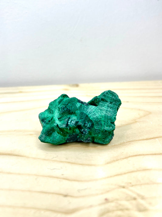 Velvety Fibrous Malachite Specimens