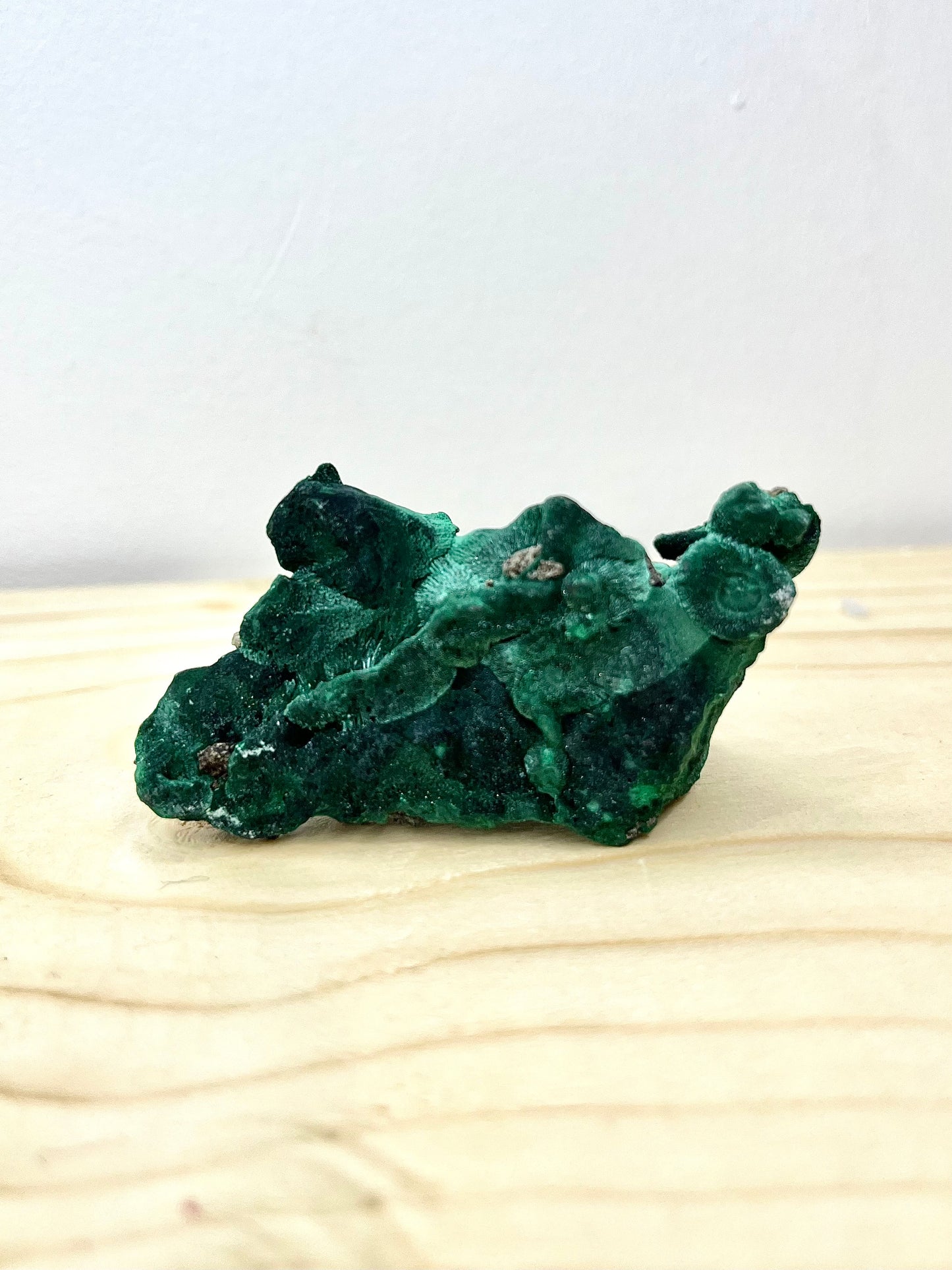 Velvety Fibrous Malachite Specimens