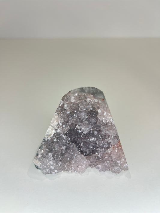 Pink Amethyst Cluster – 130g Glittery Standing Crystal for Calm, Self-Love & Heart Healing