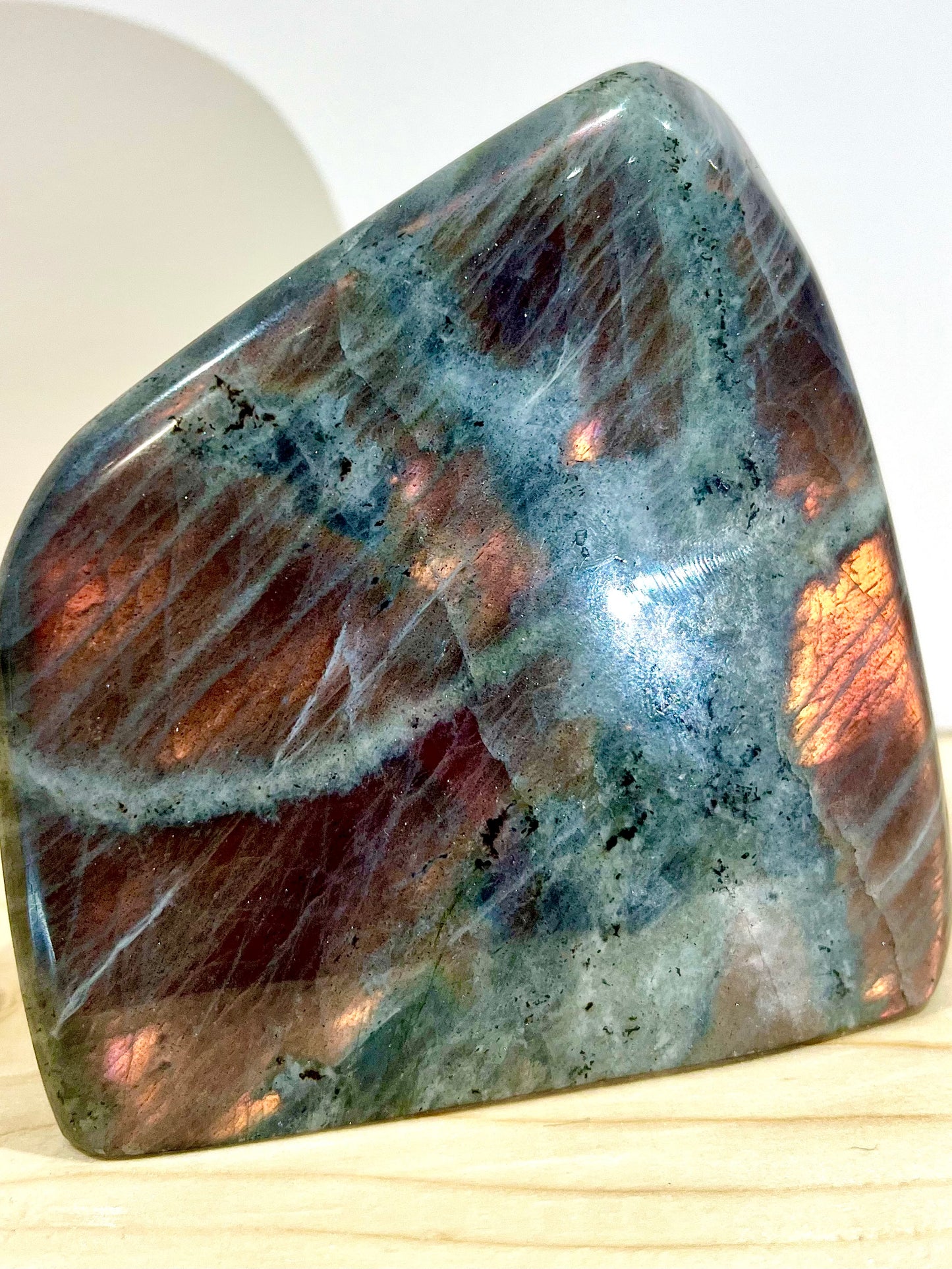 Sunset Flash Labradorite Freeform – 884g