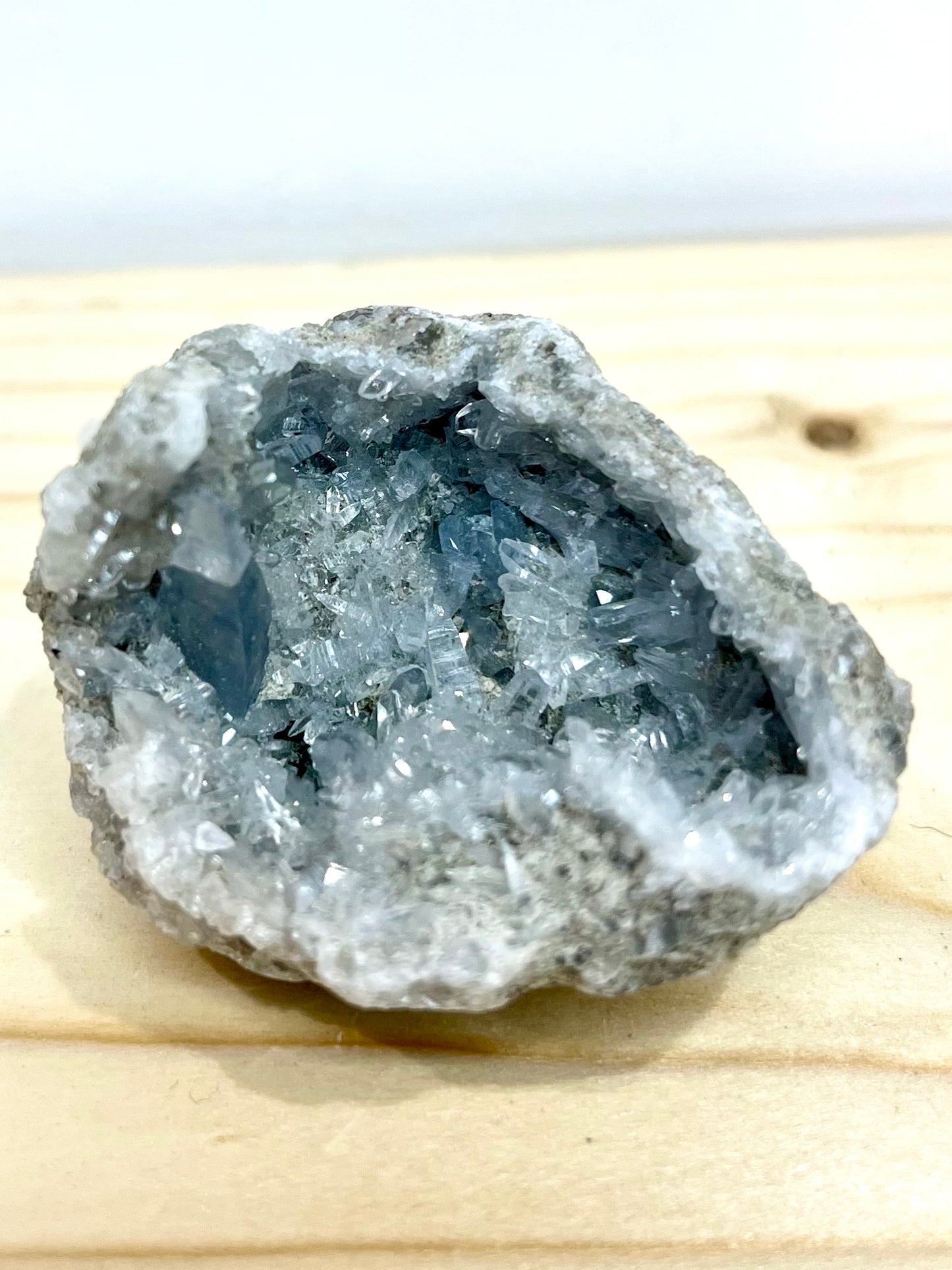 Celestite Clusters – Tranquil Blue Crystal for Peace, Calm & Higher Clarity | Manifest Magic UK