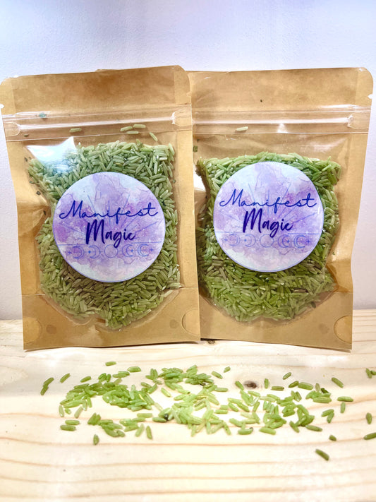 Premium Blend Money Rice – Abundance & Prosperity Spell Ingredient (50g)
