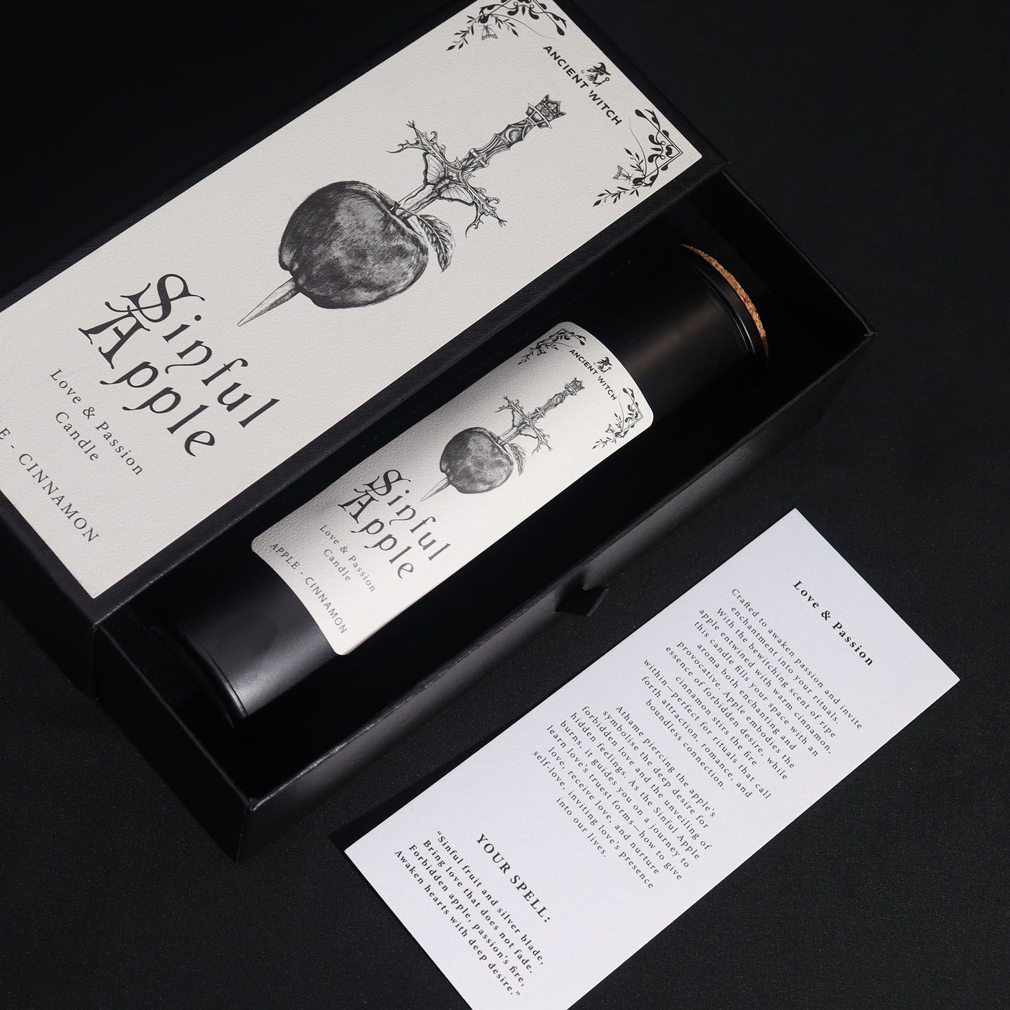 Ancient Witch Ritual Candles - Sinful Apple - Love and Attraction