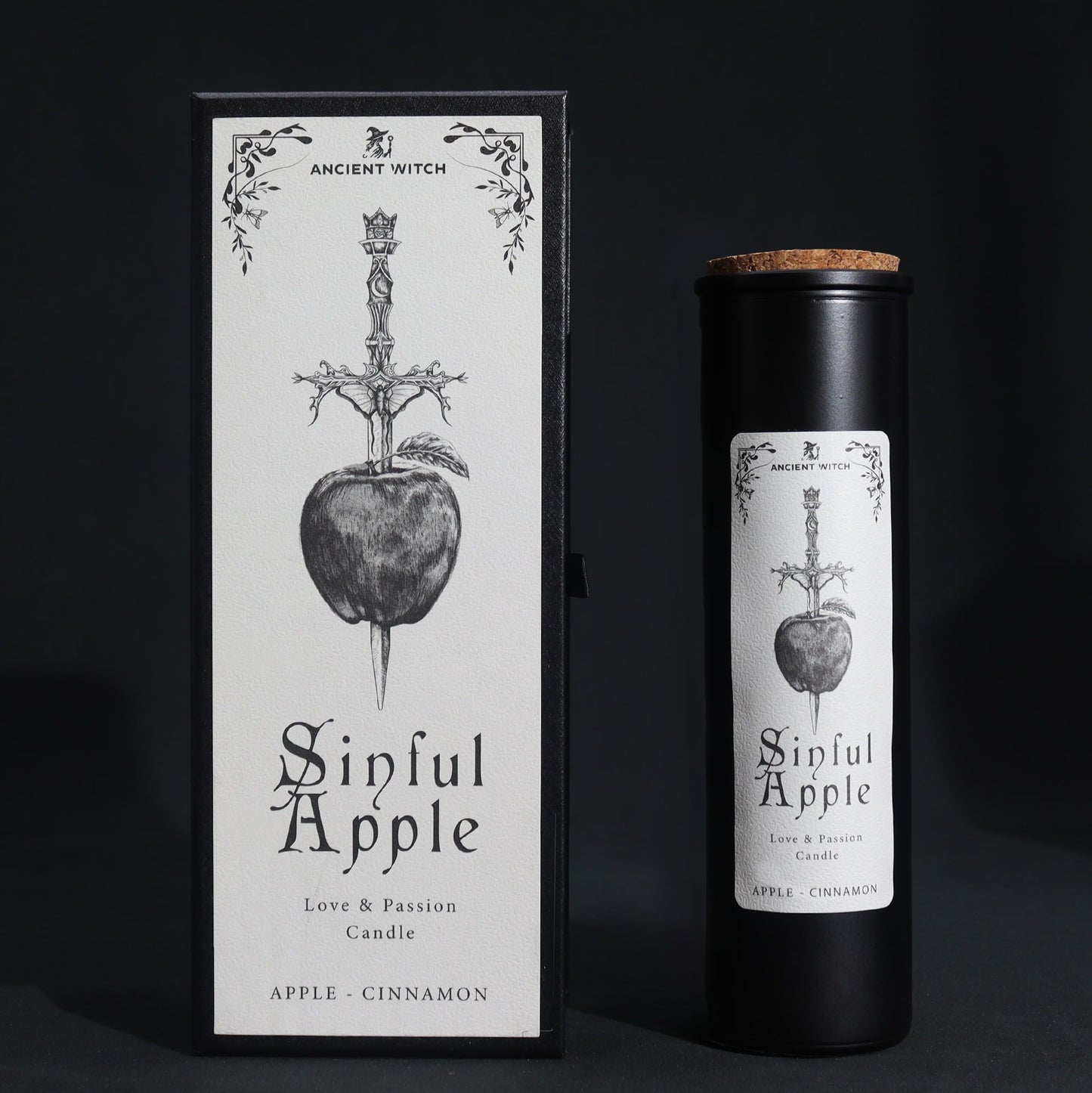 Ancient Witch Ritual Candles - Sinful Apple - Love and Attraction
