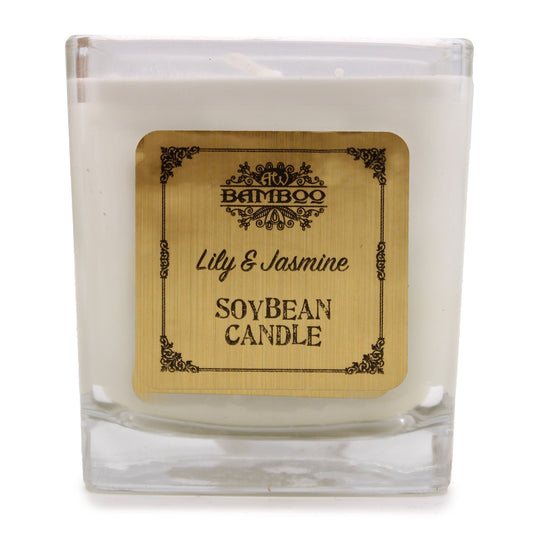Lily & Jasmine Soy Wax Candle