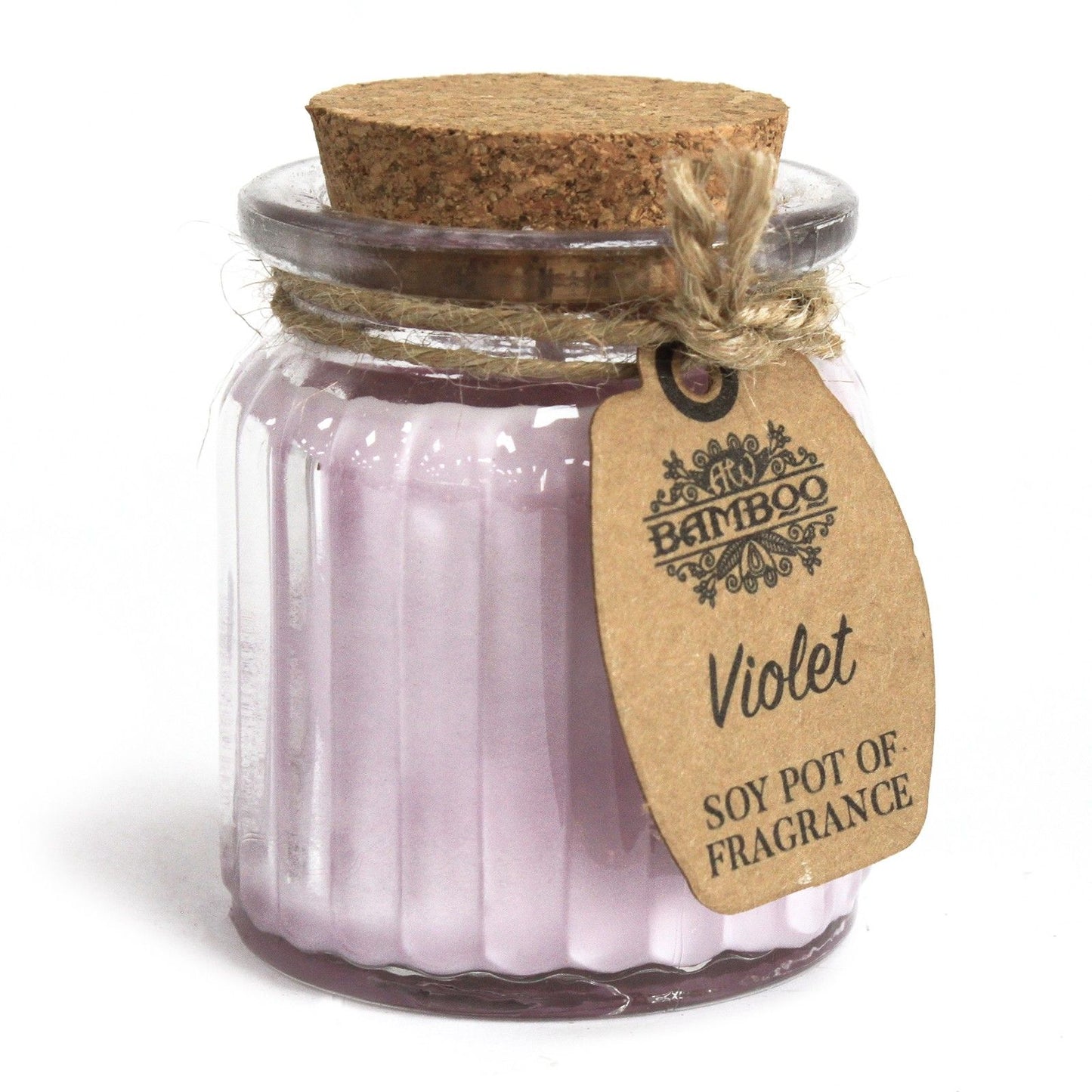 Violet Soy Pot of Fragrance Candles (Set of 2)