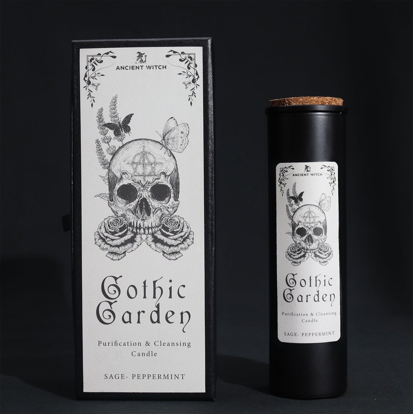 Ancient Witch Ritual Candles - Gothic Garden - Cleansing and Purification
