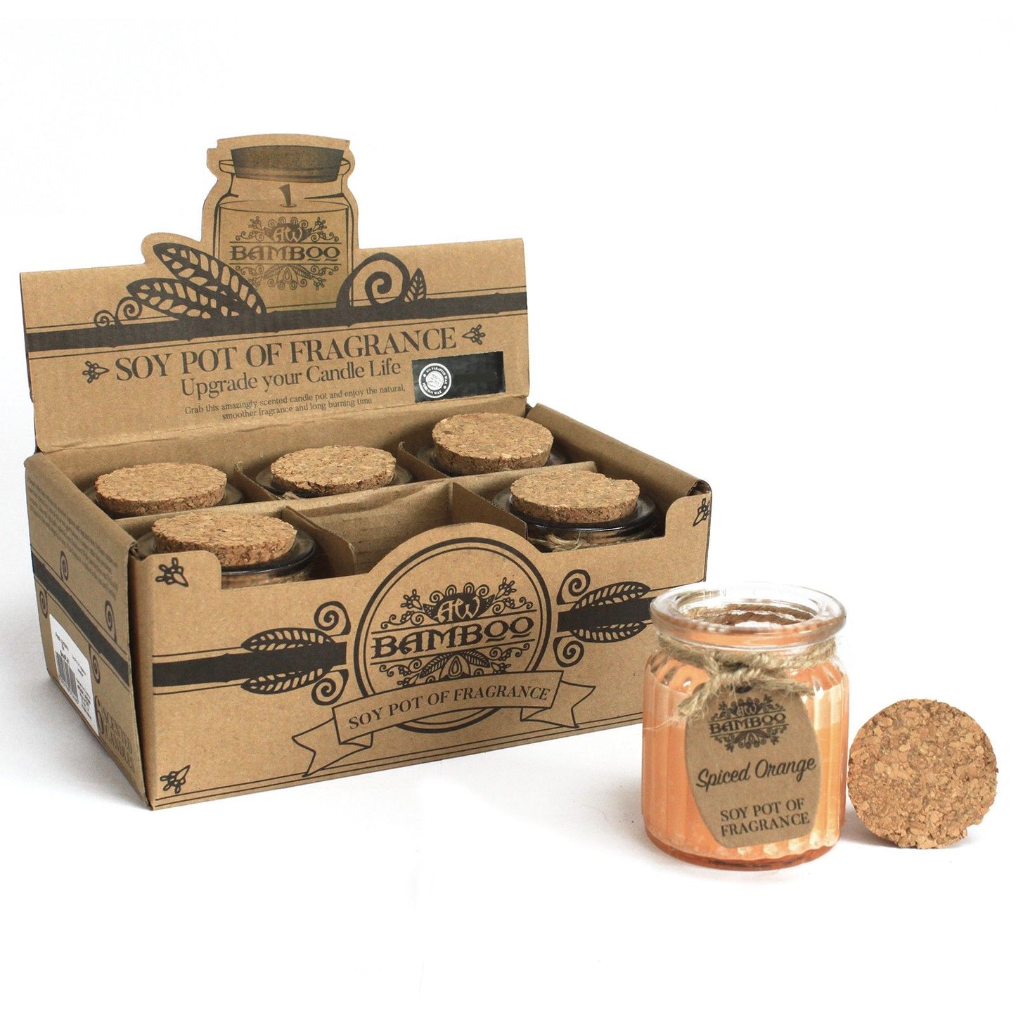 Spiced Orange Soy Pot of Fragrance Candles (Set of 2)