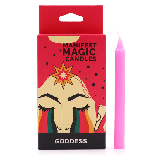 Manifest Magic Pink Spell Candles – Pack of 12 (Love, Self-Love & Friendship)