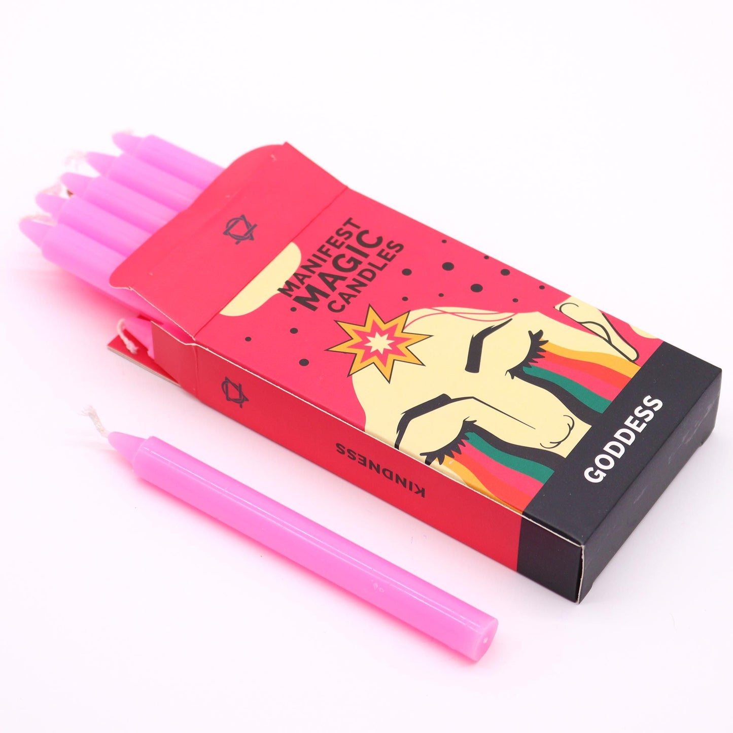 Manifest Magic Pink Spell Candles – Pack of 12 (Love, Self-Love & Friendship)